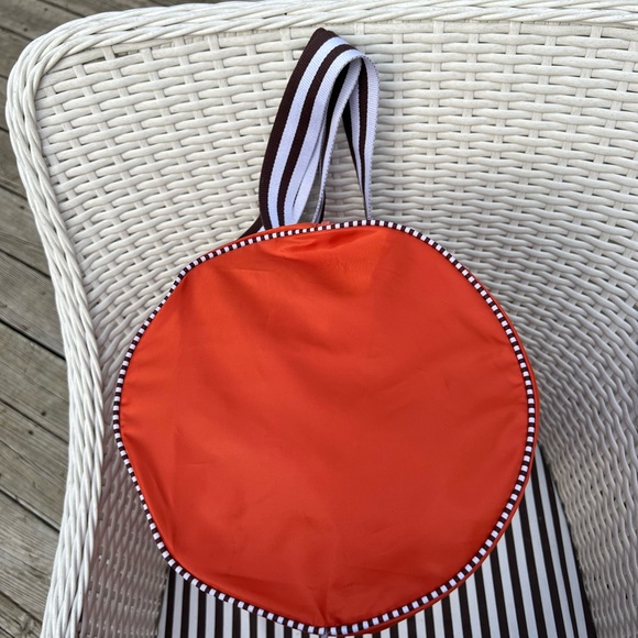 Henri Bendel Limited Edition Centennial Stripe Duffle Bag - Picture 6 of 10